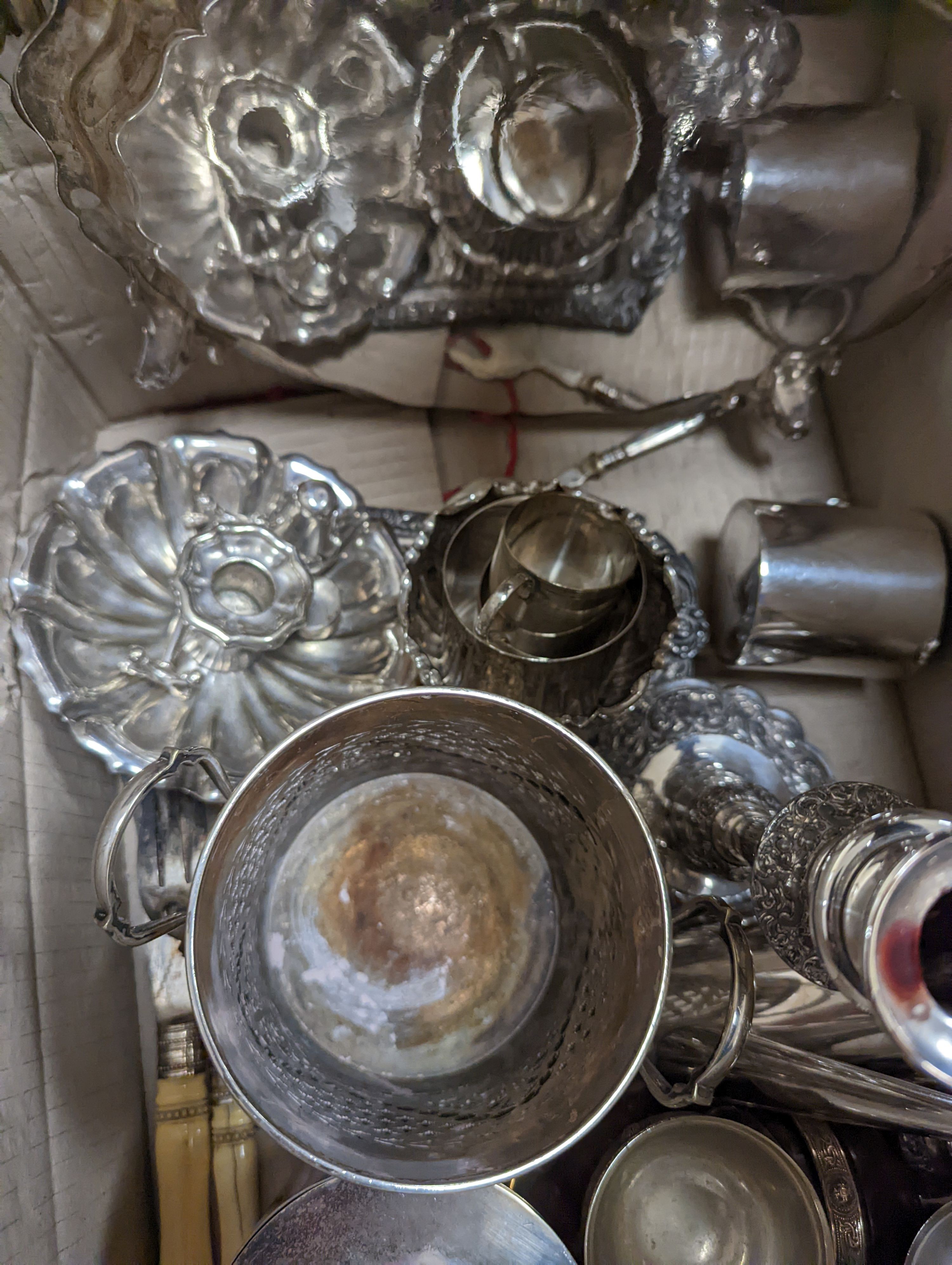 A collection of 19th century and later silver plated ware